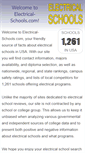 Mobile Screenshot of electrical-schools.com